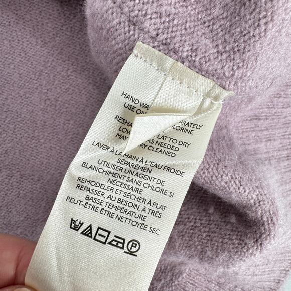 Free People After Glow Mock Neck Sweater Purple Size Small - Picture 5 of 8